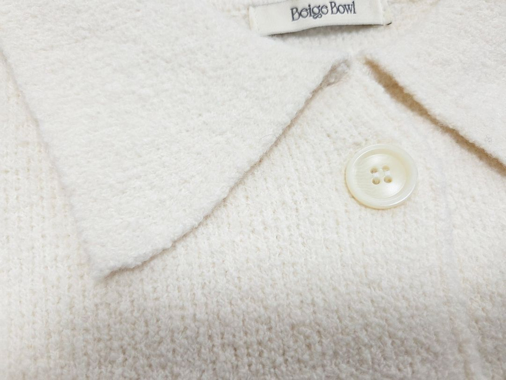 베이지보울(Beige Bowl) 부클 니트자켓 프리사이즈 새상품 이미지