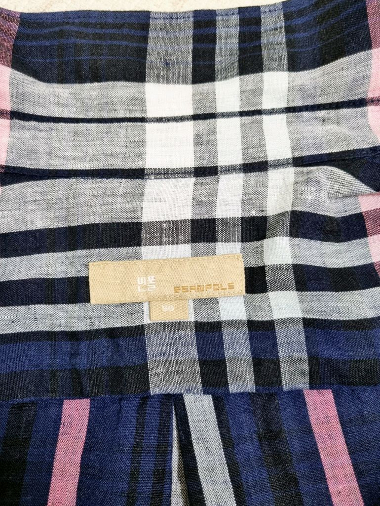 빈폴 린넨100 셔츠. 90사이즈(세탁만 한 새옷상태) 이미지