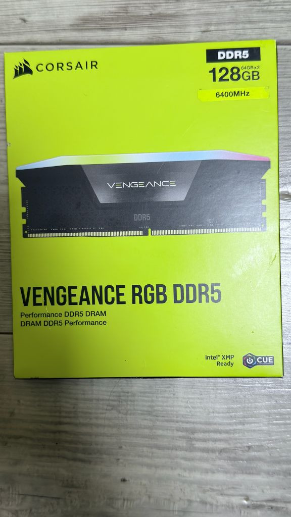 DDR5 128GB 64gb x2 커세어 미개봉 새상품 이미지