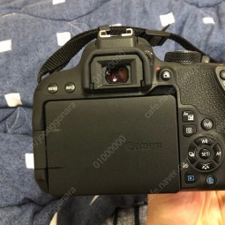 캐논 eos 800D + 렌즈 + 충전기 + 카메라가방 이미지