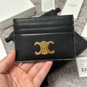 [풀구성] 셀린느 트리옹프 카드지갑 블랙 이미지