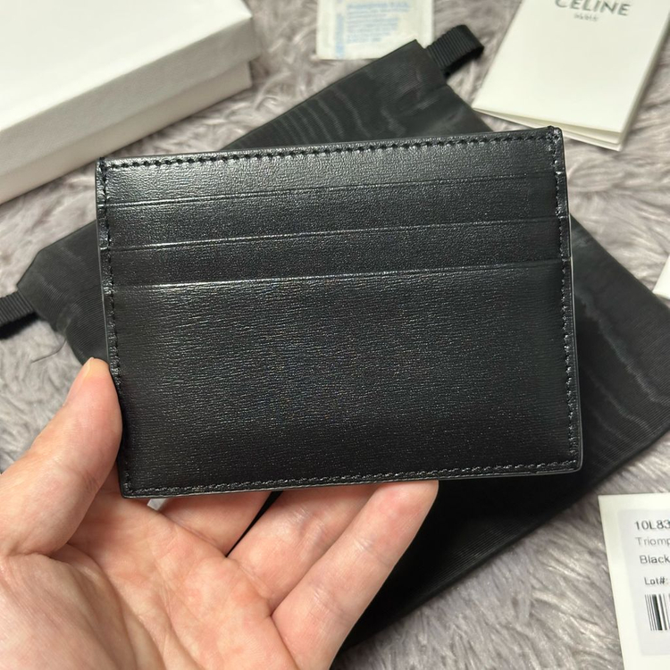 [풀구성] 셀린느 트리옹프 카드지갑 블랙 이미지