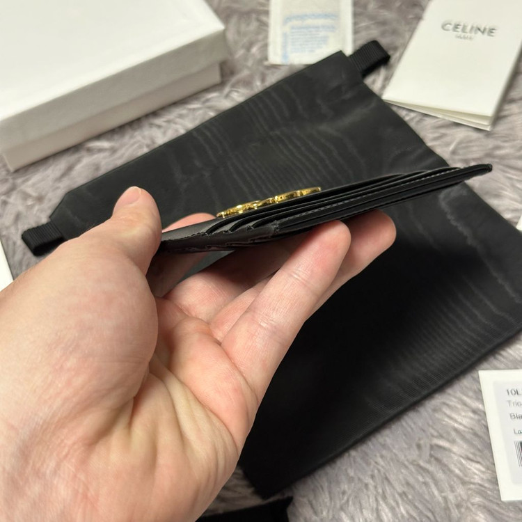[풀구성] 셀린느 트리옹프 카드지갑 블랙 이미지