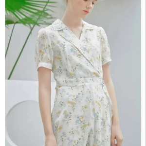 [새상품] 하케쉬 플라워 반팔 여름 원피스 꽃 이미지