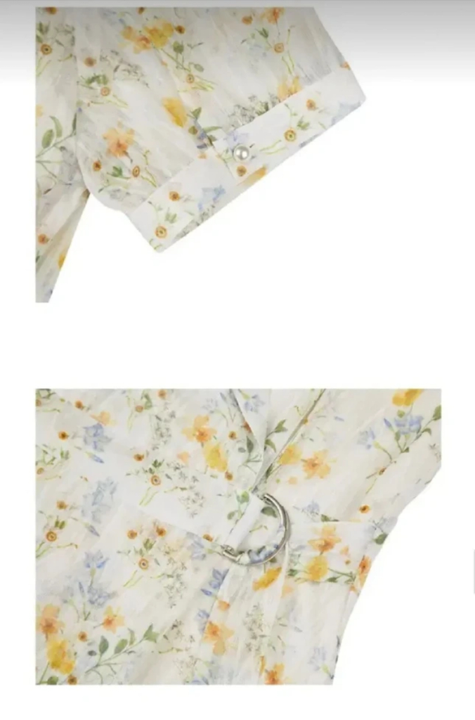 [새상품] 하케쉬 플라워 반팔 여름 원피스 꽃 이미지