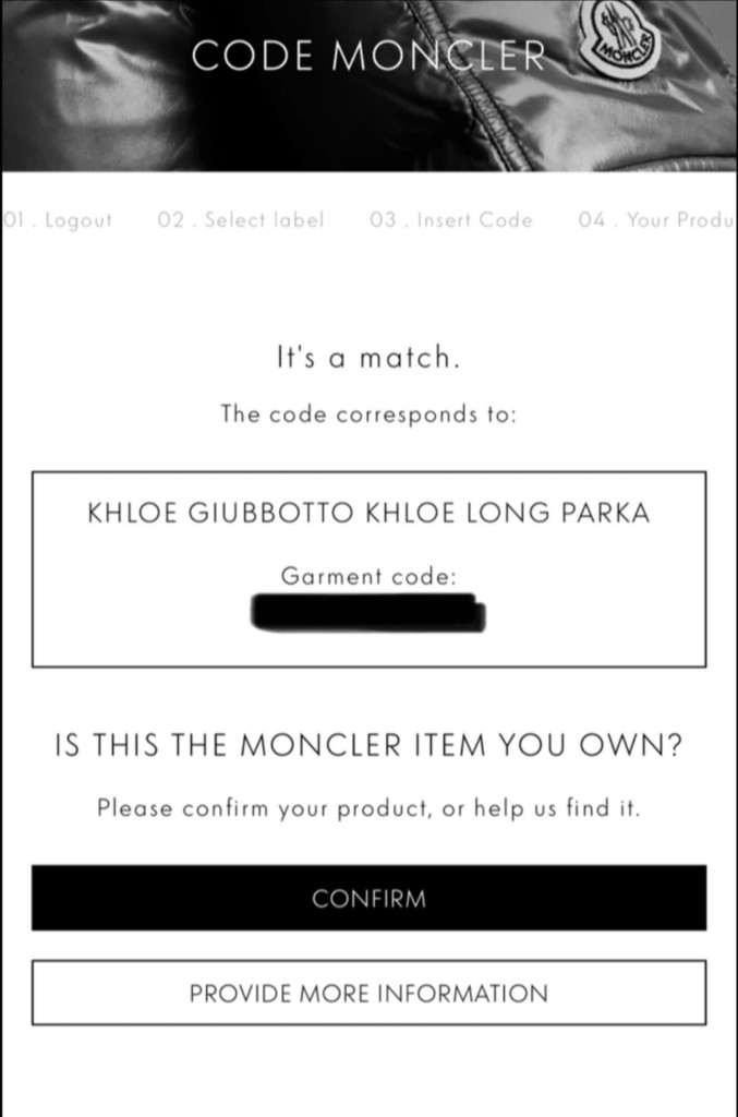 몽클레어 클로에 폭스퍼 롱패딩 이미지