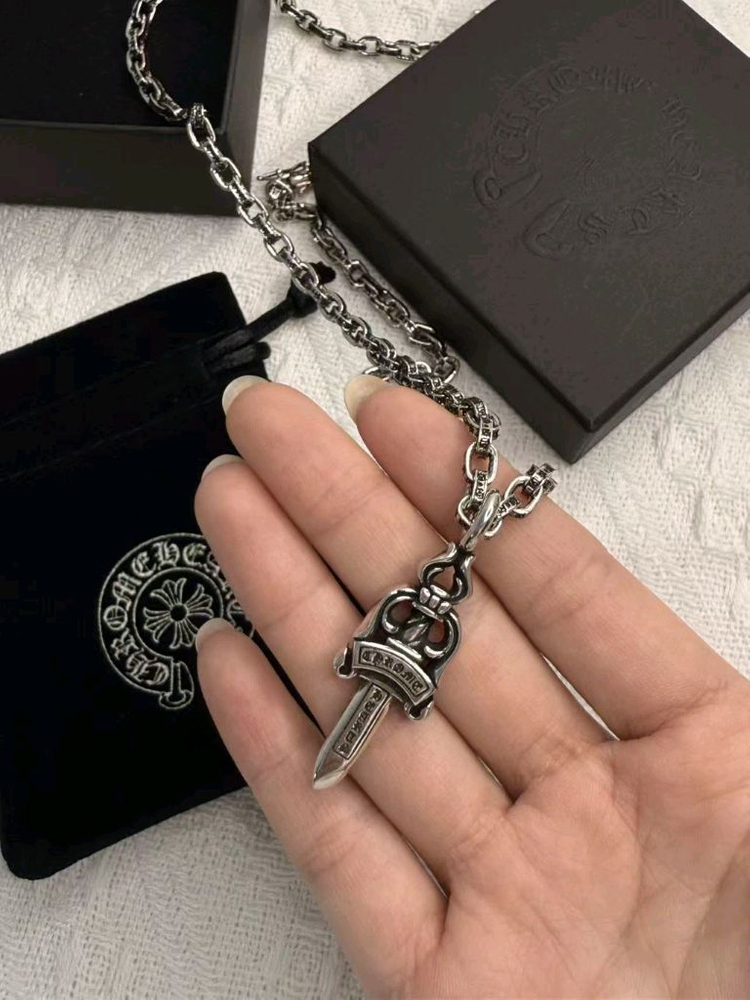 크롬하츠 십자가 드래곤 체인 목걸이 이미지