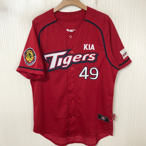 KBO 비젼코리아 기아타이거즈 원정유니폼/져지 110 #49 김진우 이미지