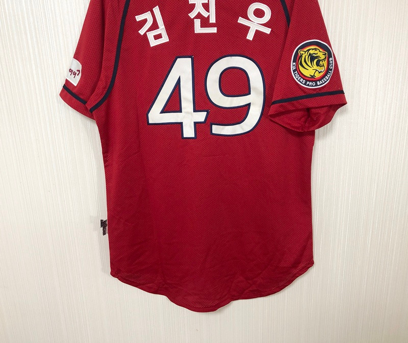 KBO 비젼코리아 기아타이거즈 원정유니폼/져지 110 #49 김진우 이미지