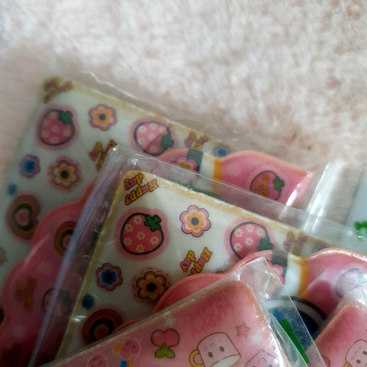 미개봉/개별) 고전 빈티지 동전 카드 지갑 빈티지 레트로 파우치 과일 곰돌이 디저트 딸기 캐릭터 고전문구 고전완구 이미지