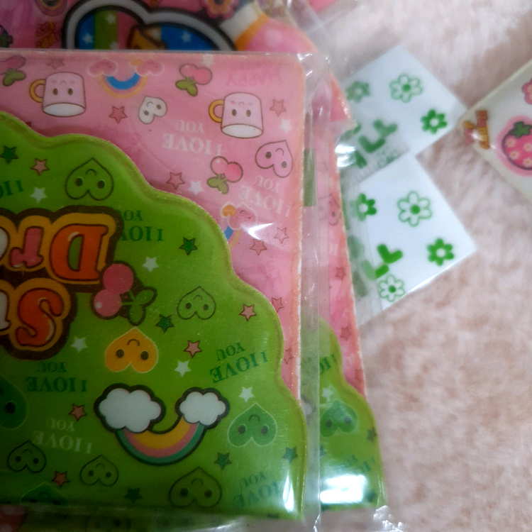 미개봉/개별) 고전 빈티지 동전 카드 지갑 빈티지 레트로 파우치 과일 곰돌이 디저트 딸기 캐릭터 고전문구 고전완구 이미지