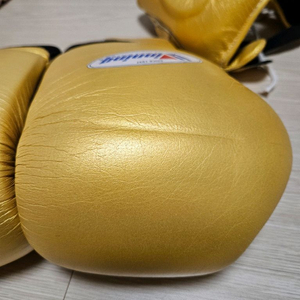 위닝 글러브, 헤드기어, 그로인 가드 황금색 풀세트 판매합니다. 이미지