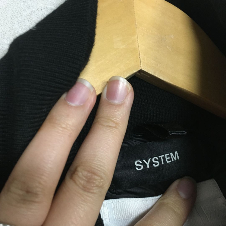 SYSTEM 시스템 퀼팅 케이프 구스 패딩 이미지