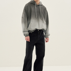 시스템옴므 트위스트 심 와이드 블랙 데님 팬츠 24ss 이미지