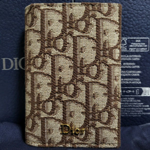 [유일매물/새상품급] 디올 오블리크 오거나이저 카드지갑 브라운 이미지