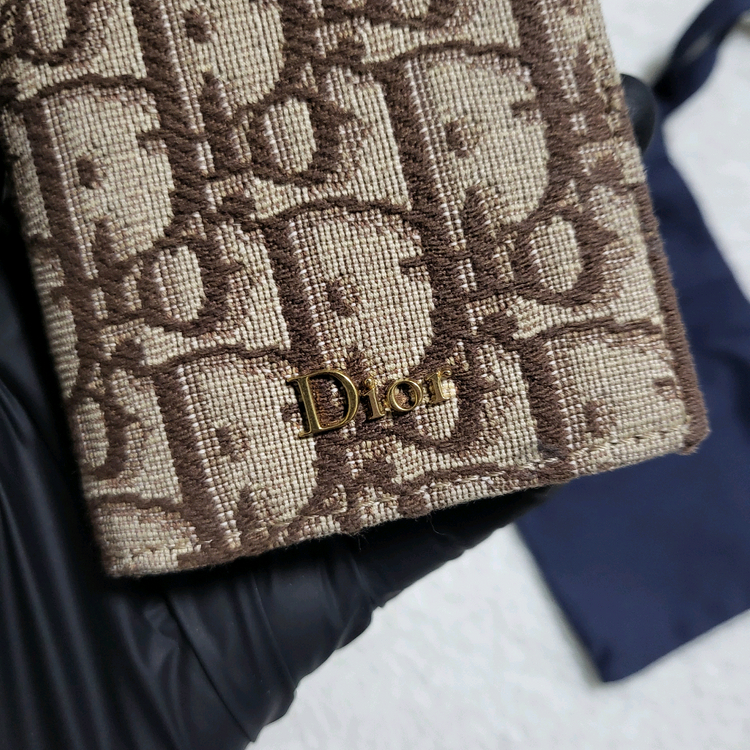 [유일매물/새상품급] 디올 오블리크 오거나이저 카드지갑 브라운 이미지