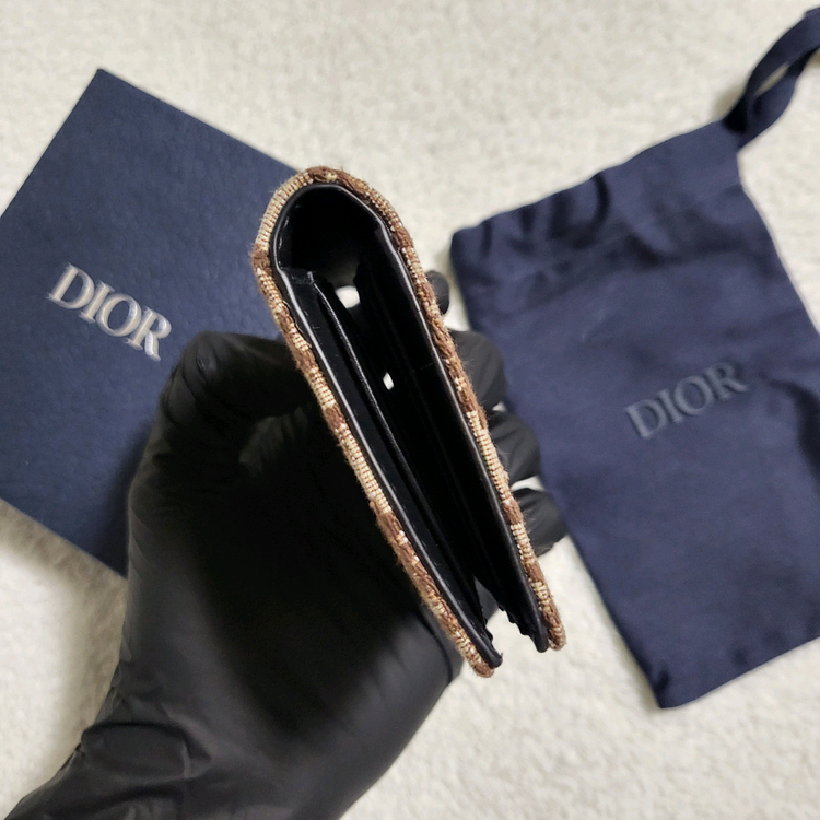 [유일매물/새상품급] 디올 오블리크 오거나이저 카드지갑 브라운 이미지