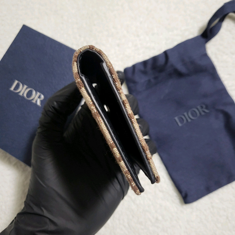 [유일매물/새상품급] 디올 오블리크 오거나이저 카드지갑 브라운 이미지