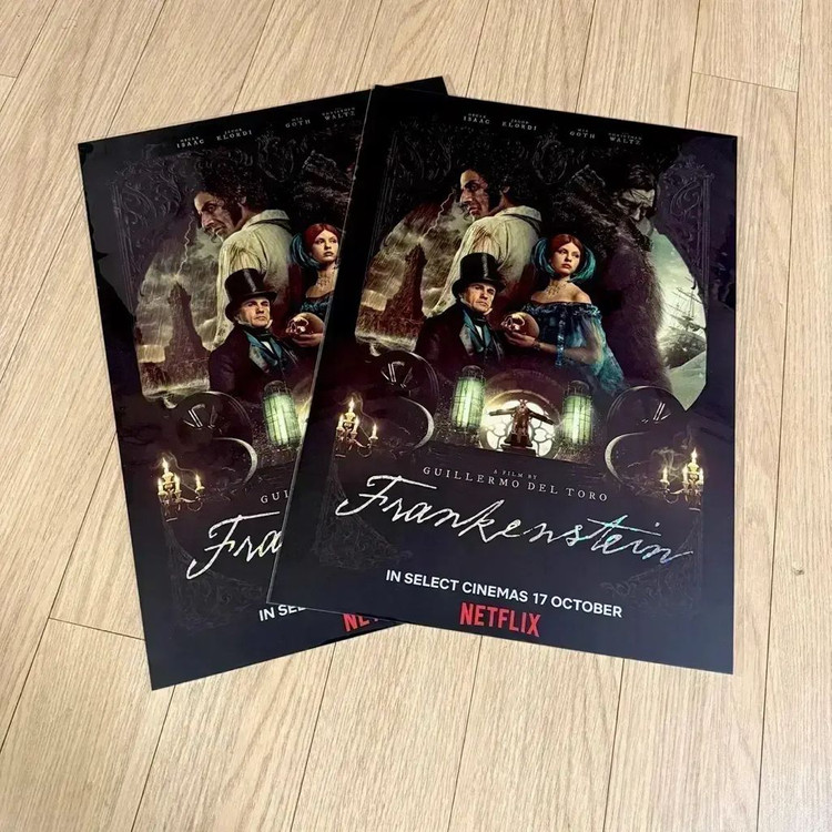 판의미로 아티스트 뱃지 기예르모 델토로 영화 프랑켄슈타인 포스터 배지굿즈 이미지