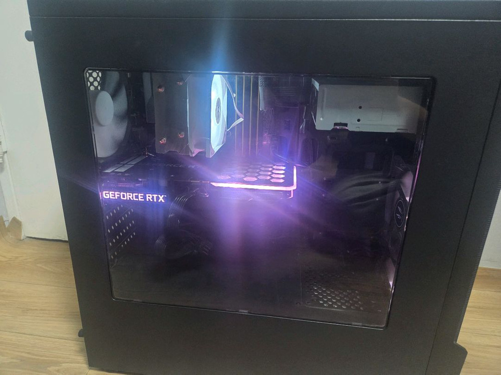 게이밍 컴퓨터(데스크탑)CPU i5-9400f,GPU 3060ti,RAM 16GB 이미지