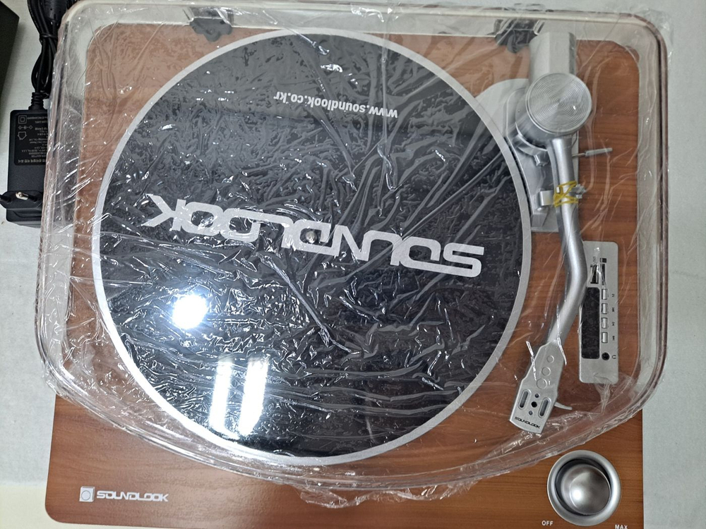 [턴테이블] 사운드룩 우드 블루투스 LP 턴테이블 스피커 세트 SLT-2030PRO / 레트로 사운드 완성 이미지