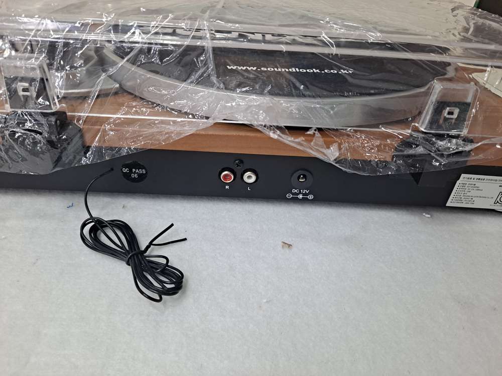 [턴테이블] 사운드룩 우드 블루투스 LP 턴테이블 스피커 세트 SLT-2030PRO / 레트로 사운드 완성 이미지