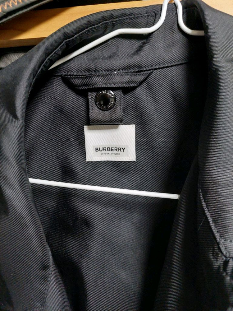 버버리 블랙 2인1 패딩조끼 나일론코트 46 이미지