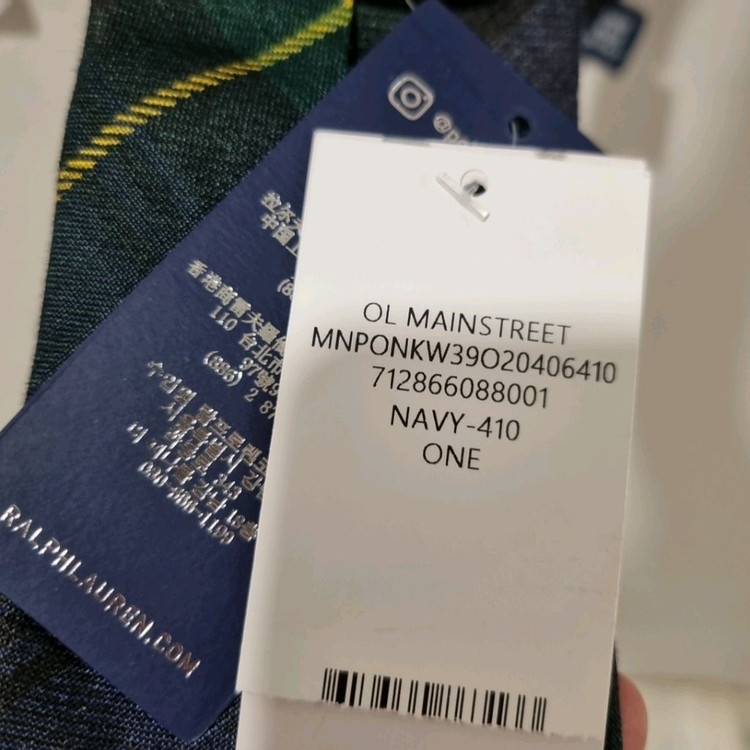 폴로 랄프로렌 넥타이 새상품 정품 이미지
