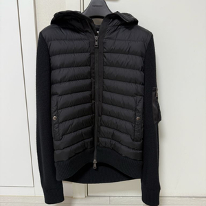 몽클레어 트리컷 니트 후드 패딩 m 이미지