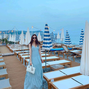 더로랑 셍트로페 드레스 원피스(블루) 이미지