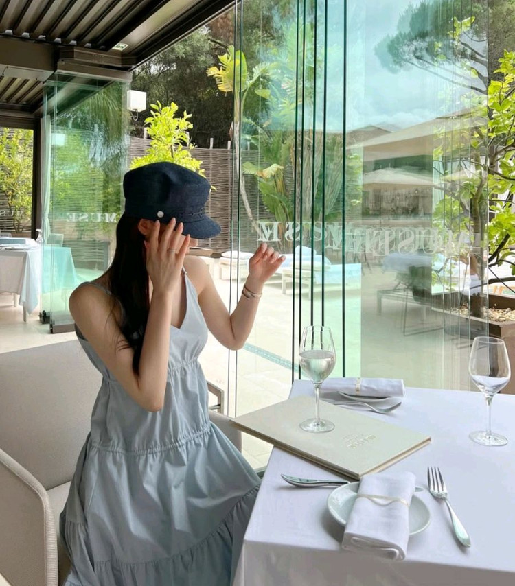 더로랑 셍트로페 드레스 원피스(블루) 이미지