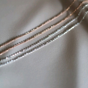 세르트 이태리 볼륨체인 네크리스 목걸이 로즈골드 이미지