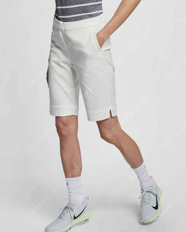 나이키 여성 UPF40+ 골프 반바지 화이트 M 이미지