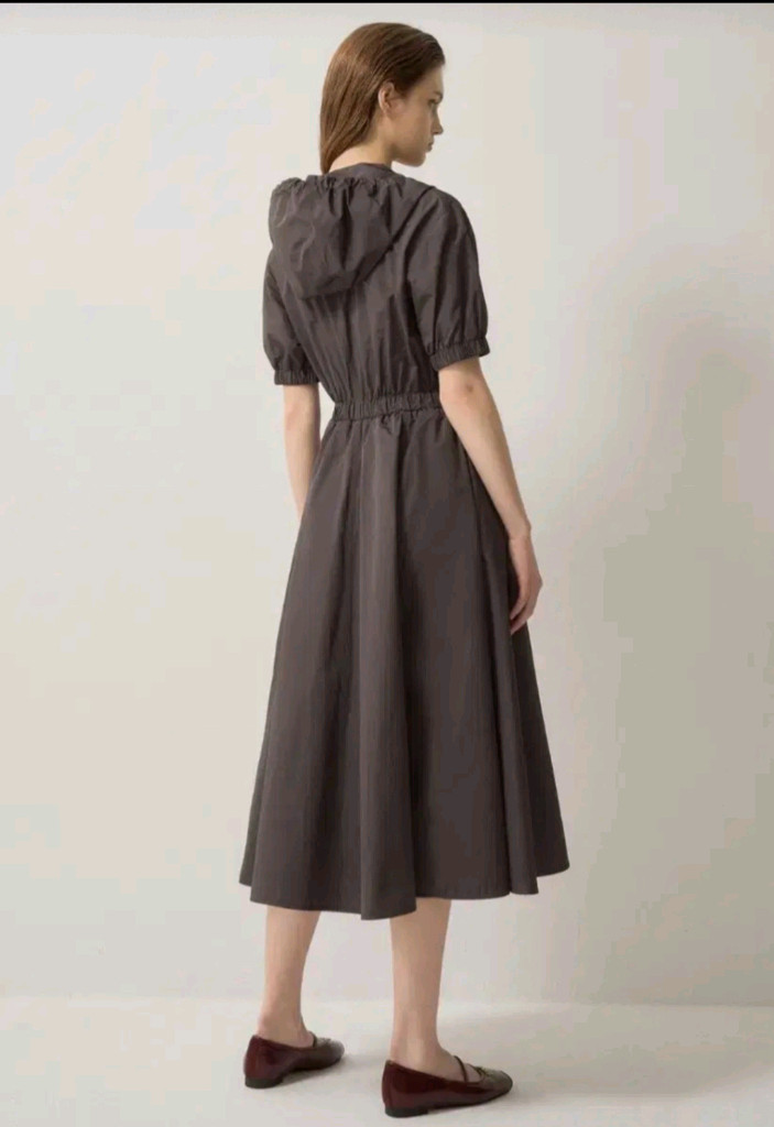 랑방 실크후드원피스 한섬 sjsj 마인 쉬즈미스 이미지