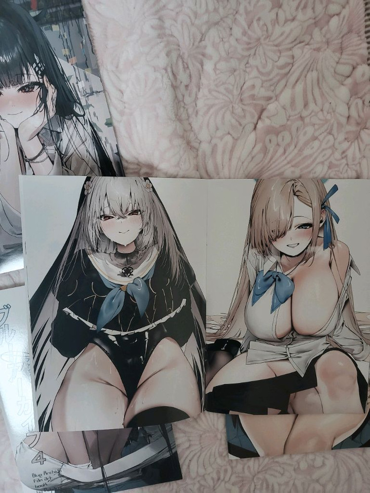 애니메이션 캐릭터 포토카드 세트(12월 서코 블루 아카이브 일러스트북 8권 한정) 이미지