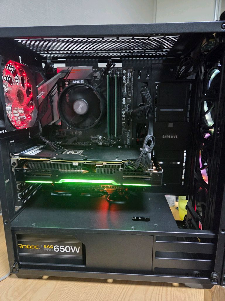 [명품부품/정비완료] 라이젠 3600 + RTX 2070 SUPER 고사양 본체 (안텍파워) 이미지