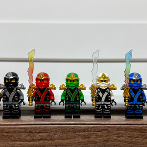 레고 닌자고 기모노 도복 전종+원소 블레이드 커스텀 레고 미니피규어 이미지