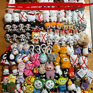 정품 키링인형 2천원 하이큐 미피 산리오 눈멍이 치이카와 담곰이 주술회전 이미지