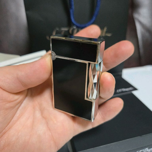 [한정판,풀세트] 듀퐁라이터 라인2 ca16046 녹턴 블랙 래커 팔라듐 백금 듀퐁 라이타 이미지