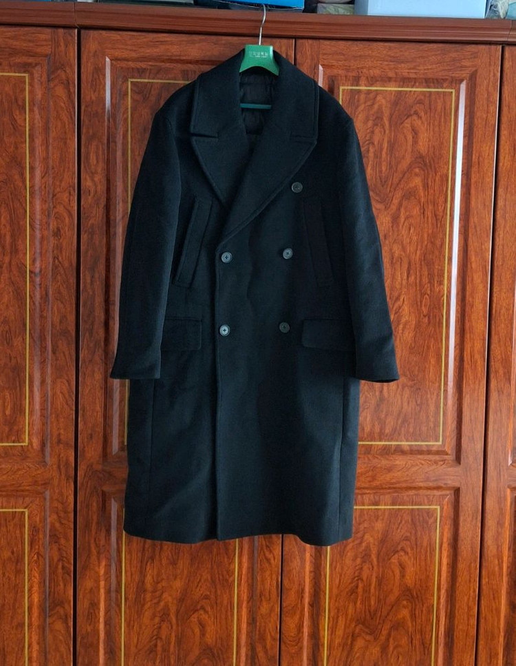 남성 90 S 사이즈 오버핏 코트 택포 2회착 이미지