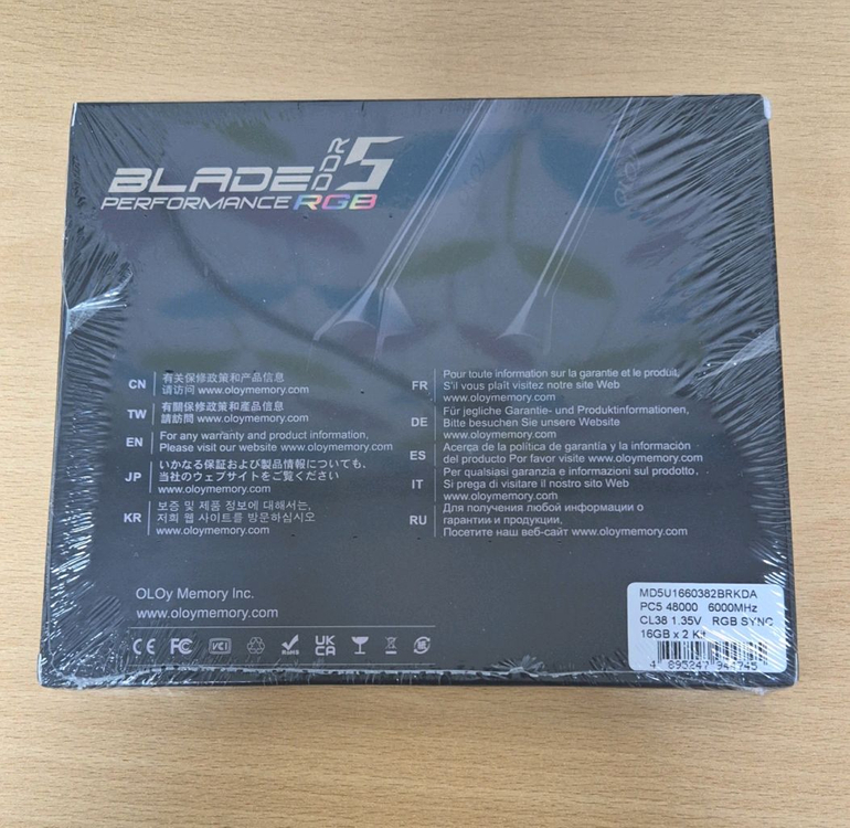 미개봉) OLOY DDR5 32GB ( 16GB x2) RGB 램 이미지