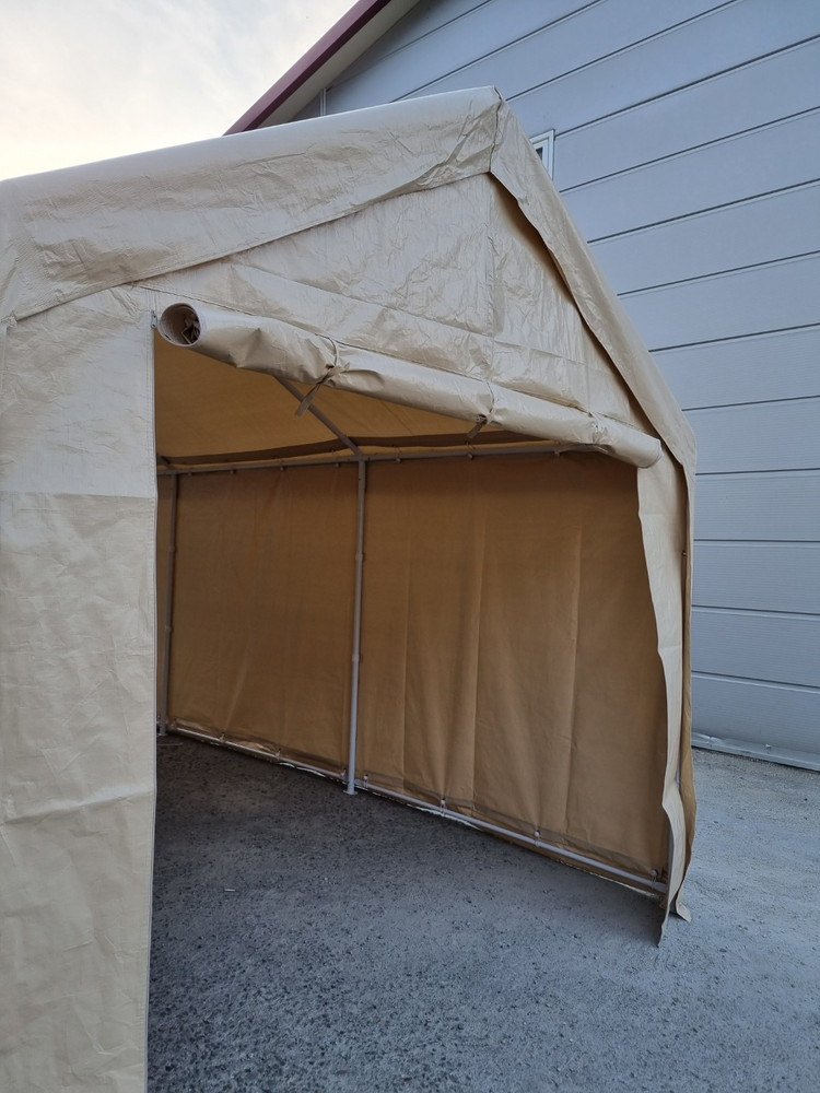 테라스 그늘막 창고 장박 농막 가제보 캐노피천막 야외 캠핑 옥상 몽골텐트 천막 이미지