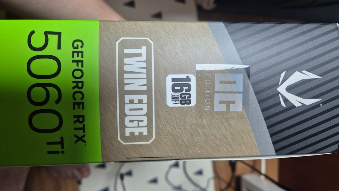 ZOTAC RTX 5060 Ti Twin Edge OC 16GB (미개봉 미등록 새제품 /5년 보증) 이미지