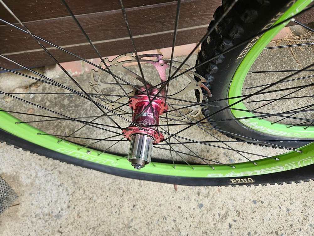 MTB 26인치 킹휠셋 +폭스 카시마 탈라스샥 이미지