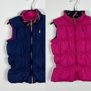 랄프로렌/다운 패딩 조끼 폴로 아동12 14/라덴 이미지