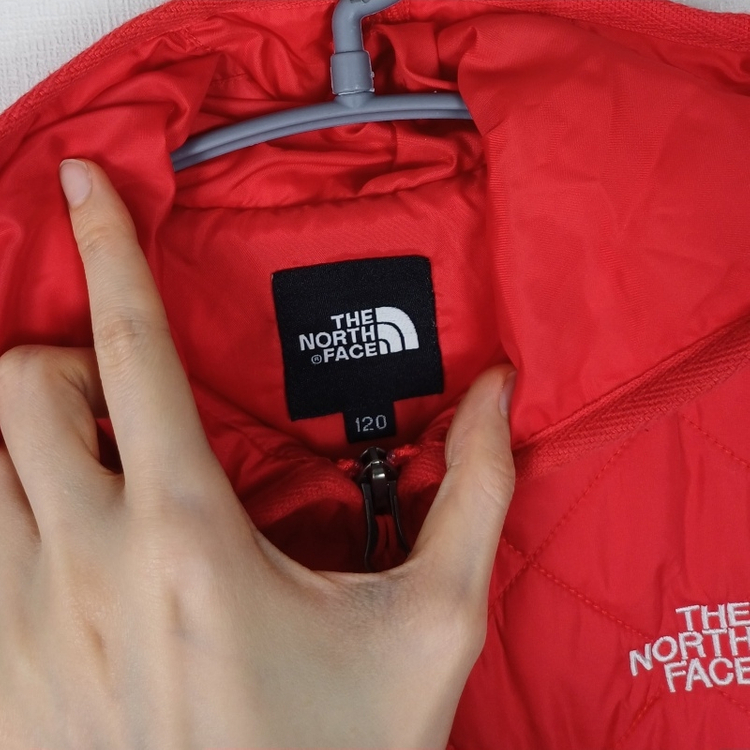 노스페이스/경량 레드 패딩 조끼 아동120/라덴 이미지