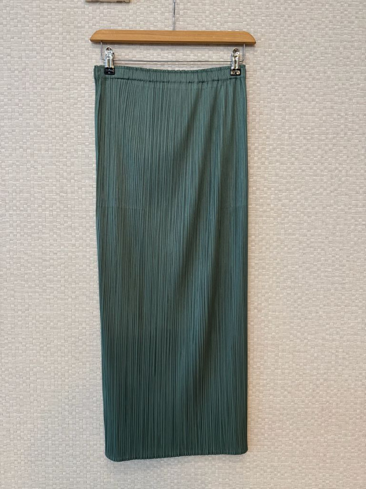 플리츠플리즈 SOIL&LEAF 세이지 그린 스커트 이미지