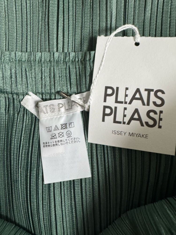 플리츠플리즈 SOIL&LEAF 세이지 그린 스커트 이미지