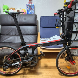 사바 Z1 22S 9.8kg 풀카본 접이식 자전거 미니벨로 (다혼 브롬톤 버디 턴버지류) 이미지