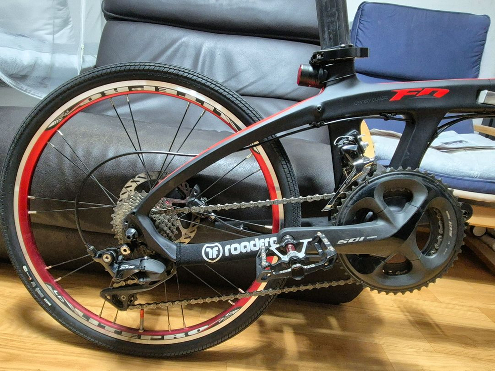 사바 Z1 22S 9.8kg 풀카본 접이식 자전거 미니벨로 (다혼 브롬톤 버디 턴버지류) 이미지